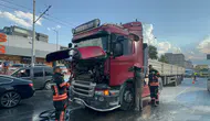Malatya Çevreyolu’nda Korku Dolu Anlar: Tır Alev Aldı