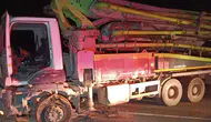 Malatya-Hekimhan Yolunda Feci Kaza: Cip Beton Mikserine Çarptı, 3 Yaralı