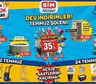 YENİ BİM AFİŞİ YAYINLANDI! BİM 21-22-24 TEMMUZ 2026 AKTÜEL ÜRÜNLER KATALOĞU || Bu Hafta BİM'e Neler Geliyor? (Tam Fiyat Listesi) Şişme Jakuzili Spa Seti Dikkat Çekiyor
