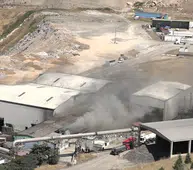 Malatya Katı Atık Bertaraf Tesisi'nde Korkutan Yangın