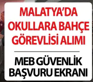 Malatya’da 419 kişilik okul bahçe görevlisi alımı! MEB başvuru şartları ve kontenjan detayları