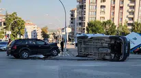Malatya’da sabah saatlerinde kaza: Devrilen minibüsteki 4 kişi yaralandı
