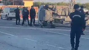 Malatya'da feci kaza: 2 kişi yaralandı