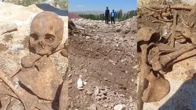 Hekimhan'daki TOKİ Şantiyesinde Kemik Parçaları Bulundu