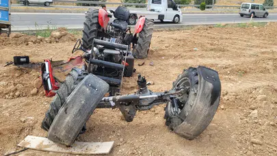 Malatya'da Havalimanı Yolunda Traktör Kazası: 2 Yaralı