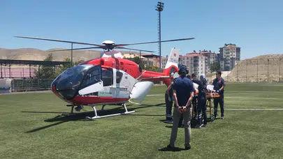 Zamana Karşı Yarış: Darende'de İş Kazası Geçiren Genç Kadın İçin Helikopter Havalandı!