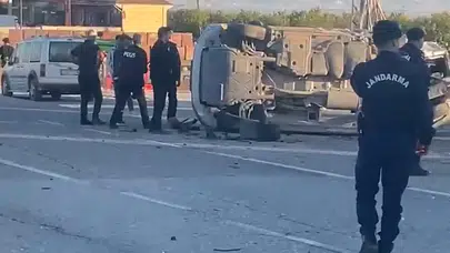 Malatya'da feci kaza: 2 kişi yaralandı